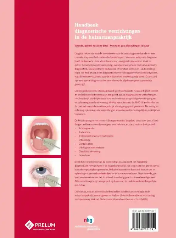 HANDBOEK DIAGNOSTISCHE VERRICHTINGEN IN DE HUISARTSENPRAKTIJ