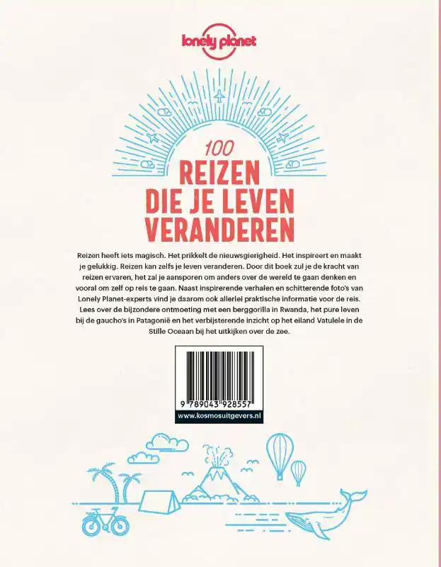 LONELY PLANET 100 REIZEN DIE JE LEVEN VERANDEREN
