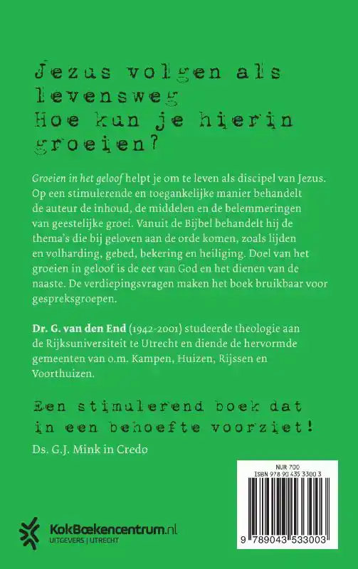 GROEIEN IN HET GELOOF