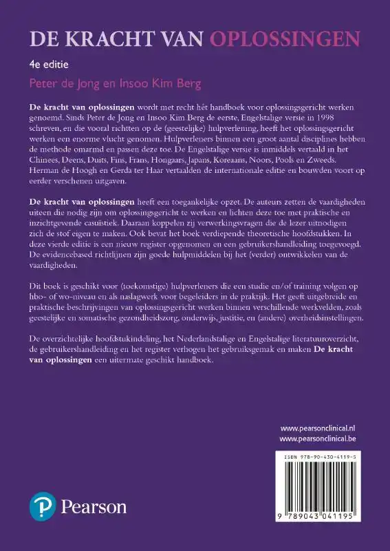 DE KRACHT VAN OPLOSSINGEN