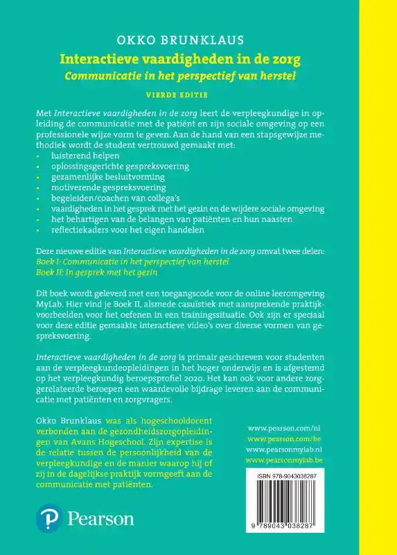 INTERACTIEVE VAARDIGHEDEN IN DE ZORG