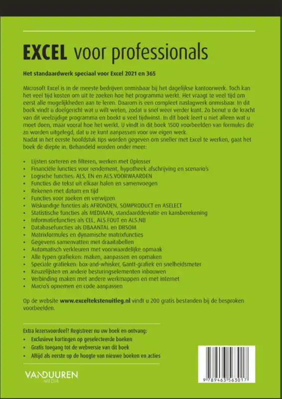 EXCEL VOOR PROFESSIONALS