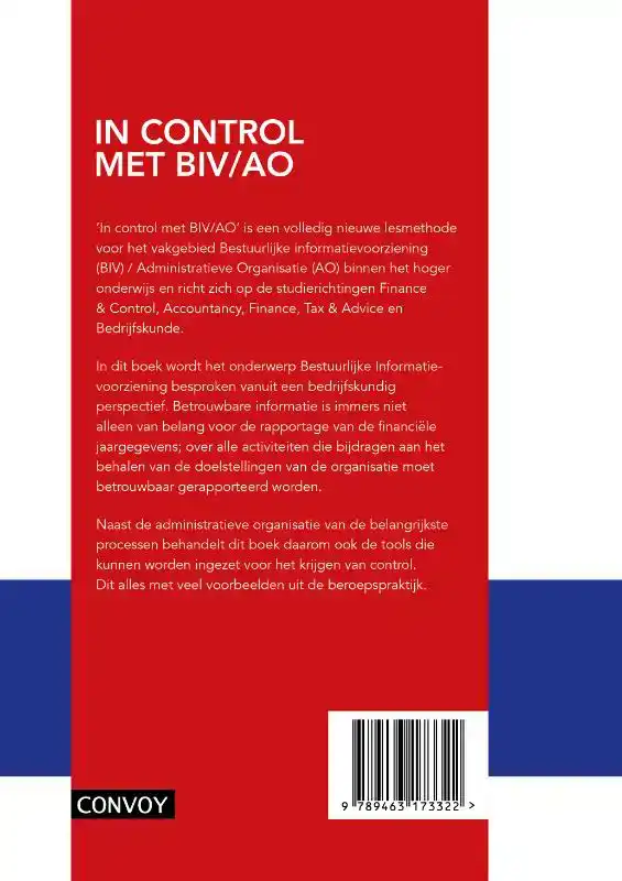 IN CONTROL MET BIV/AO