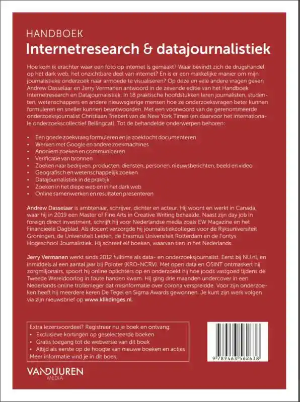 HANDBOEK INTERNETRESEARCH & DATAJOURNALISTIEK, 7E EDITIE