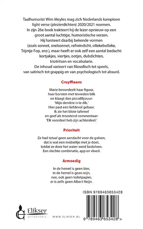 DRIEMAAL DAAGS EEN VERS