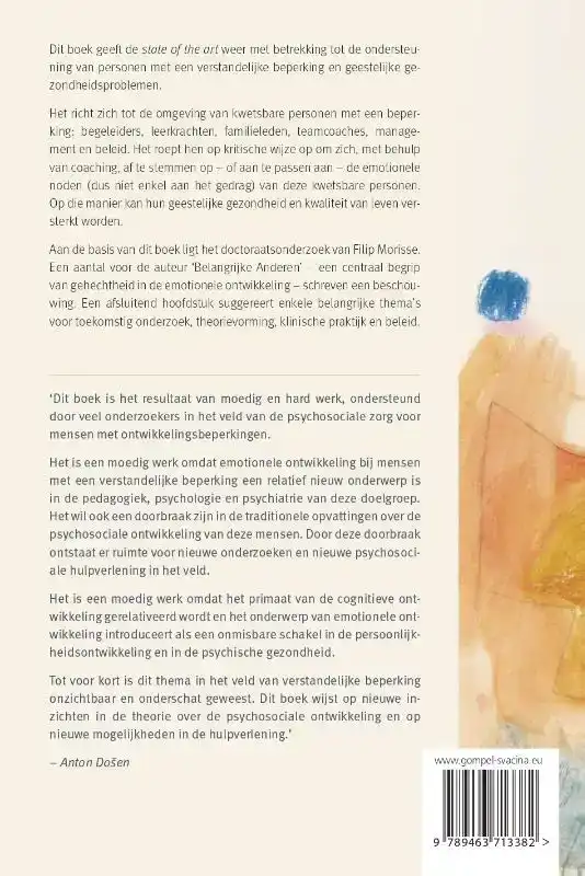 EMOTIONELE ONTWIKKELING BIJ PERSONEN MET EEN VERSTANDELIJKE