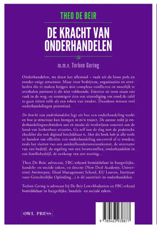 DE KRACHT VAN ONDERHANDELEN