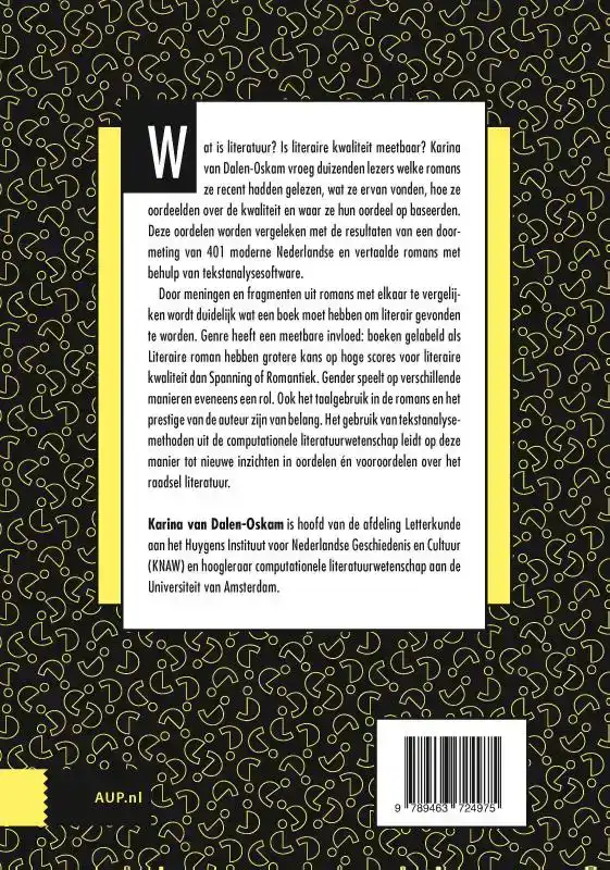 HET RAADSEL LITERATUUR