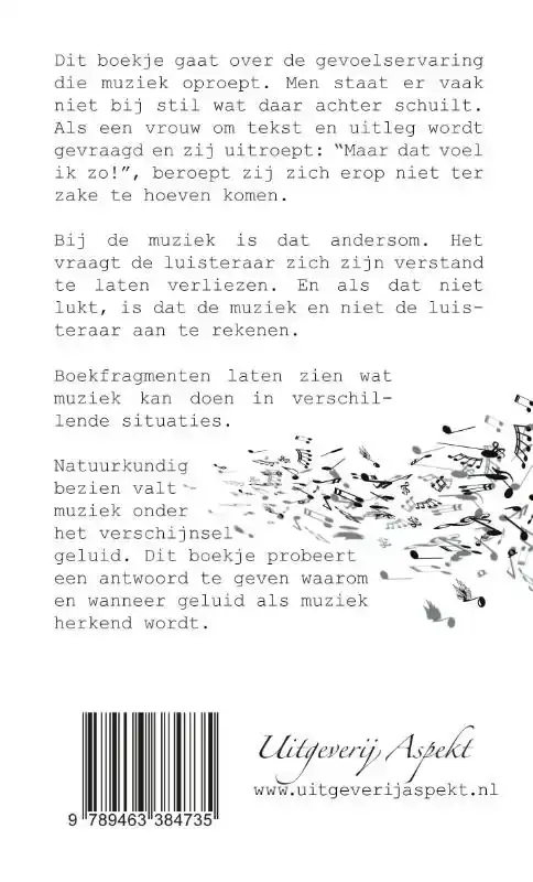 OVER DE MUZIEK OF DE MAAT DER DINGEN
