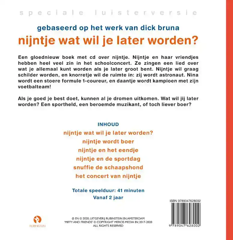 NIJNTJE WAT WIL JE LATER WORDEN?