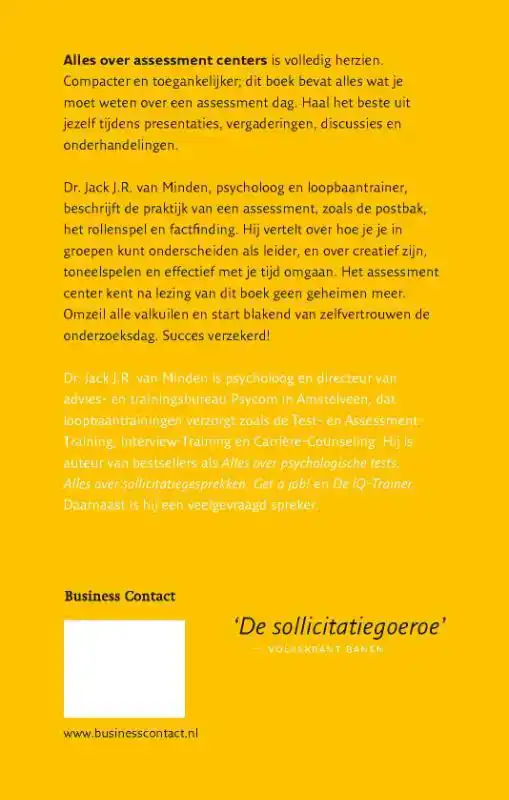 ALLES OVER ASSESSMENT CENTERS