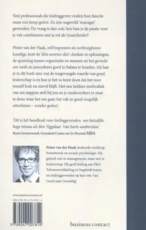 VAN VAKMANSCHAP NAAR LEIDERSCHAP