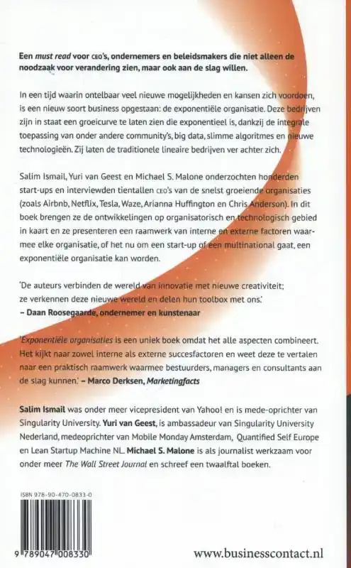 EXPONENTIELE ORGANISATIES