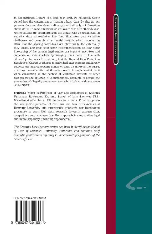 TO SHARE OR NOT TO SHARE (OTHERS' DATA) - THAT IS THE QUESTI