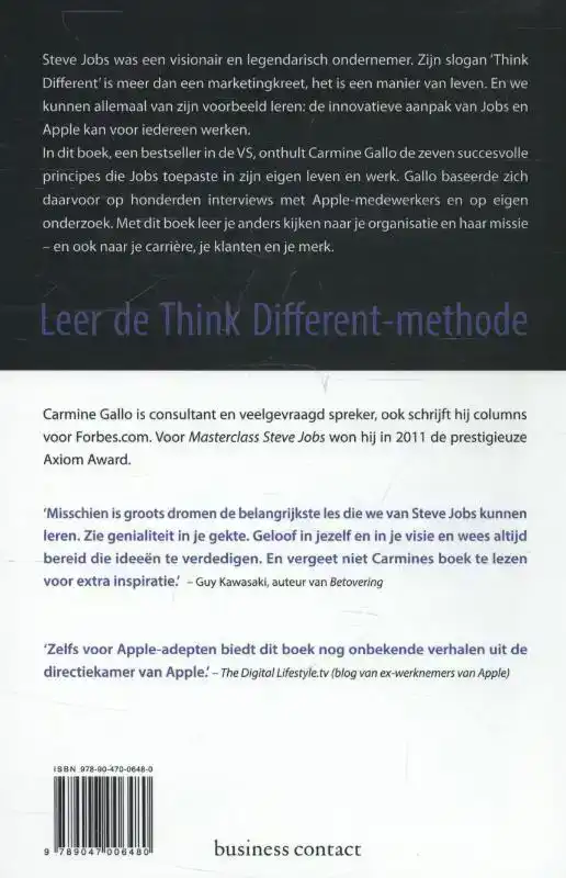 MASTERCLASS STEVE JOBS