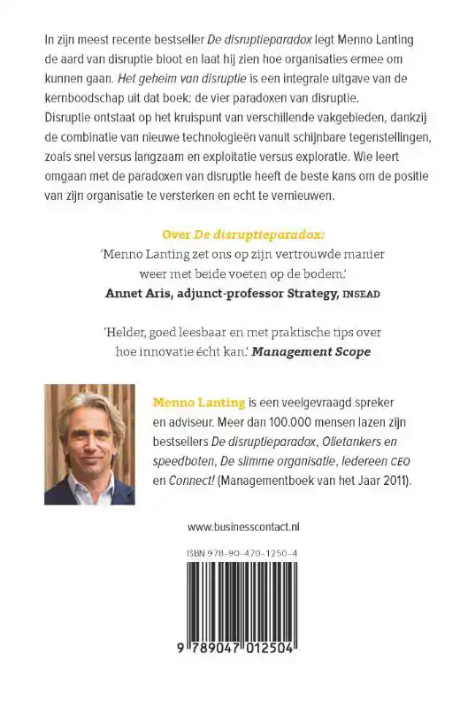 HET GEHEIM VAN DISRUPTIE