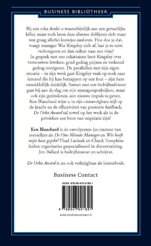 DE ORKA AWARD