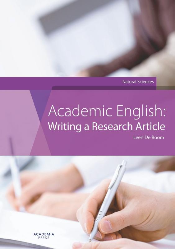 ACADEMIC ENGLISH: WRITING A RESEARCH ARTICLE