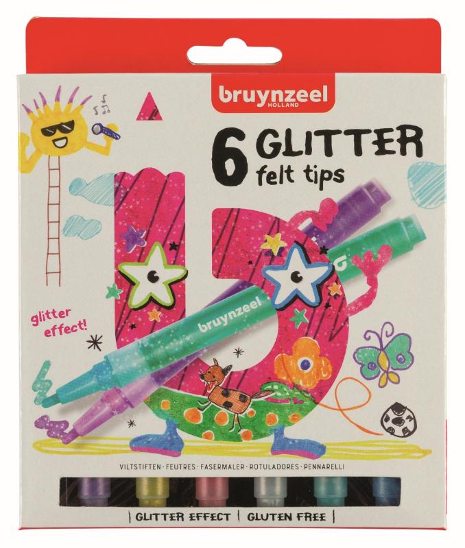 VILTSTIFT BRUYNZEEL KIDS GLITTER 6