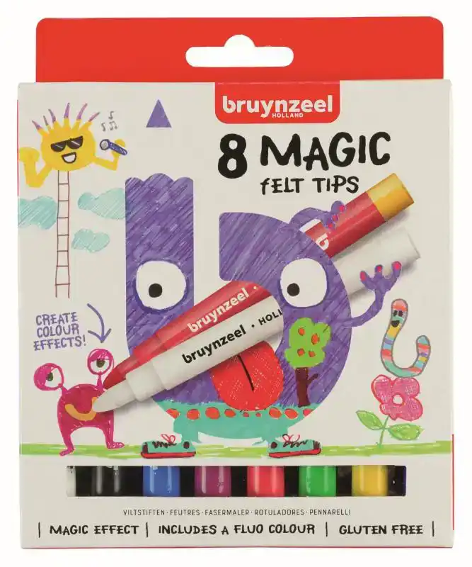 VILTSTIFT BRUYNZEEL KIDS MAGIC POINT 8