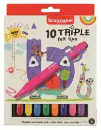VILTSTIFT BRUYNZEEL KIDS TRIPLE 10