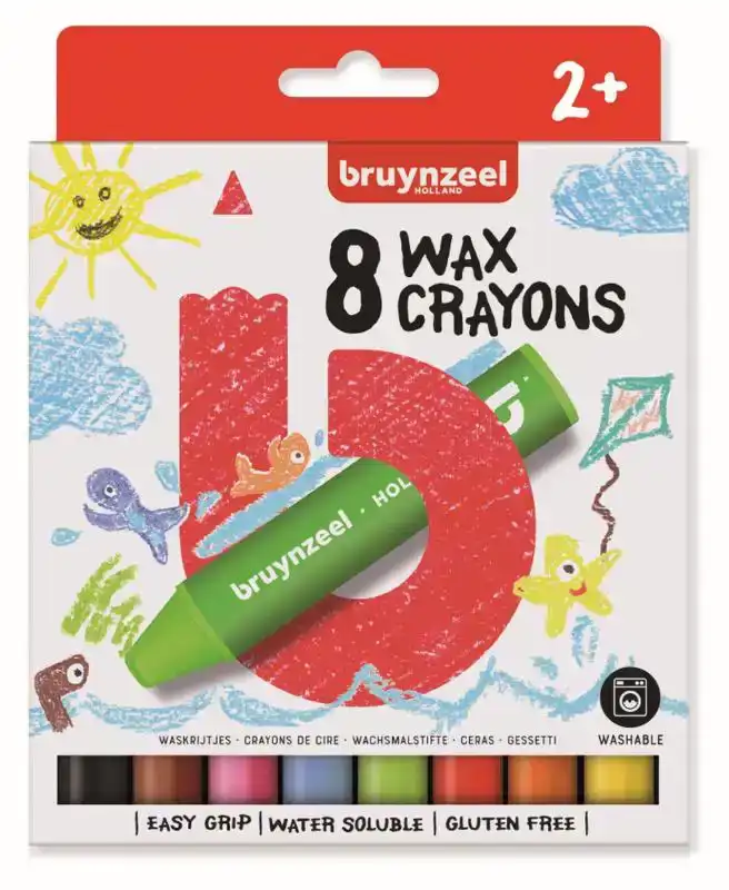 WASKRIJT BRUYNZEEL KIDS SET 8 KLEUREN