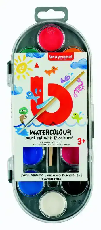 VERFDOOS BRUYNZEEL KIDS 12 KLEUREN