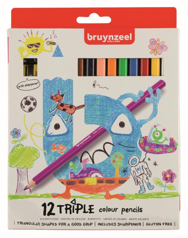 KLEURPOTLOOD BRUYNZEEL KIDS TRIPLE ASS