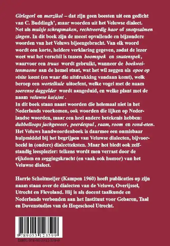 VELUWS HANDWOORDENBOEK