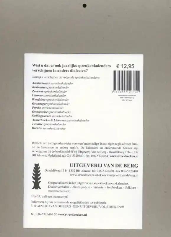 ZEEUWSE SPREUKENKALENDER