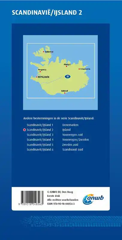 ANWB WEGENKAART SCANDINAVIE/IJSLAND 2. IJSLAND
