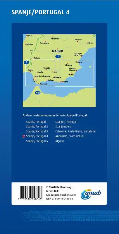 ANWB WEGENKAART SPANJE/PORTUGAL 4. ANDALUSIE/COSTA DEL SOL