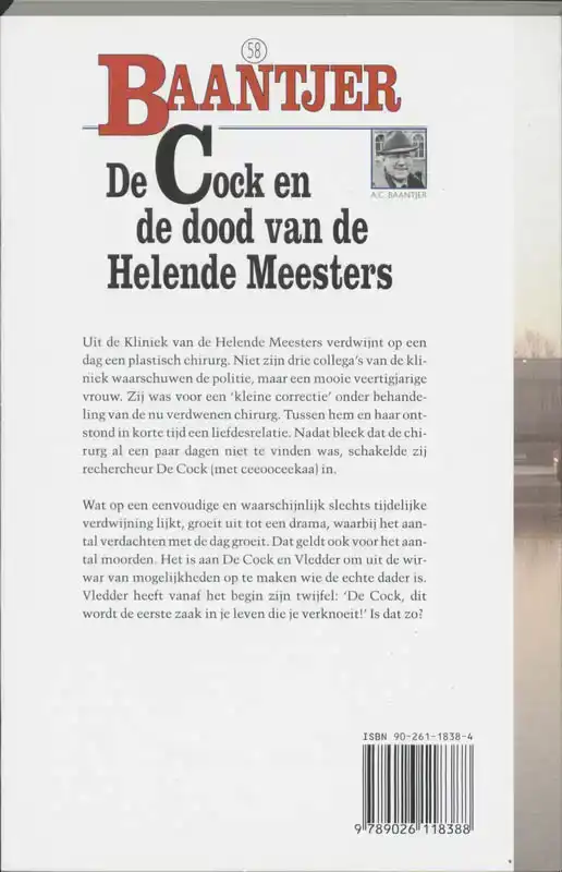 DE COCK EN DE DOOD VAN DE HELENDE MEESTERS