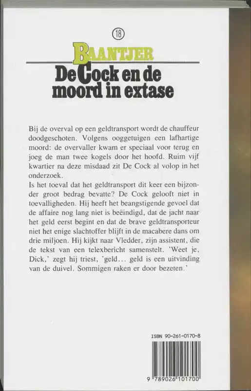 DE COCK EN DE MOORD IN EXTASE