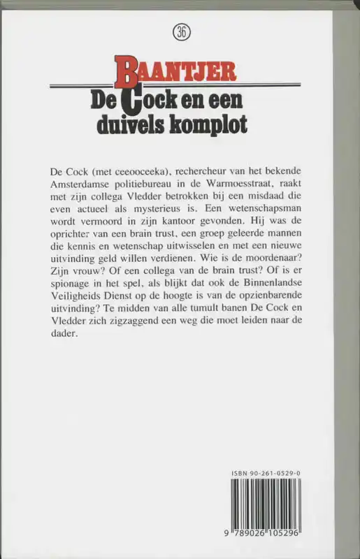 DE COCK EN EEN DUIVELS KOMPLOT
