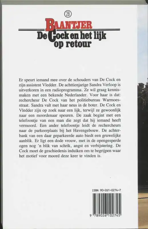 DE COCK EN HET LIJK OP RETOUR
