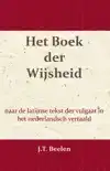 HET BOEK DER WIJSHEID