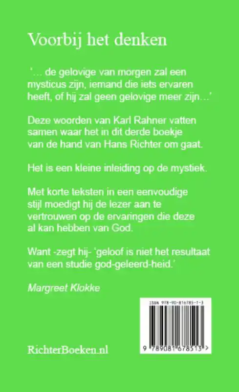 VOORBIJ HET DENKEN