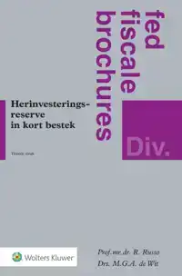 HERINVESTERINGSRESERVE IN KORT BESTEK