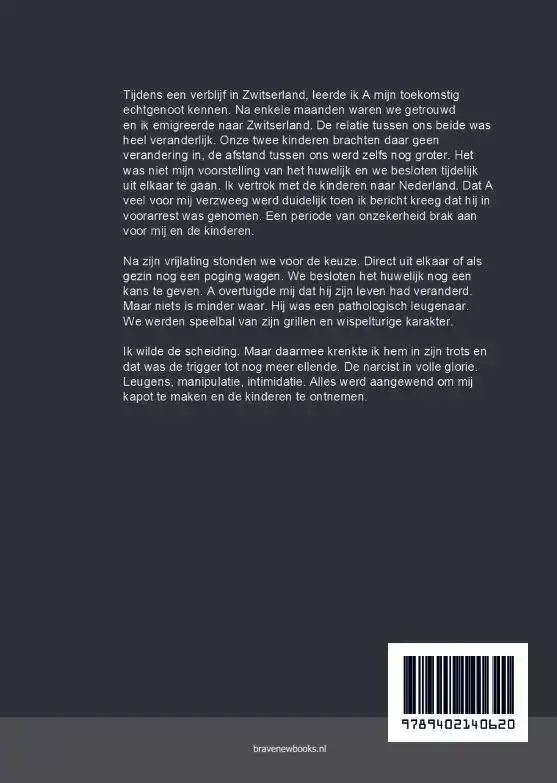 SCHEIDEN VAN EEN NARCIST