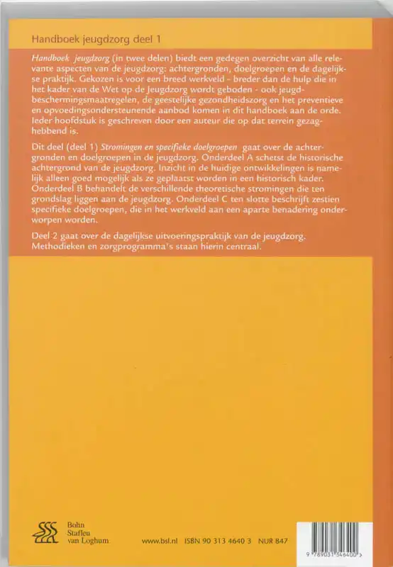 HANDBOEK JEUGDZORG DEEL 1