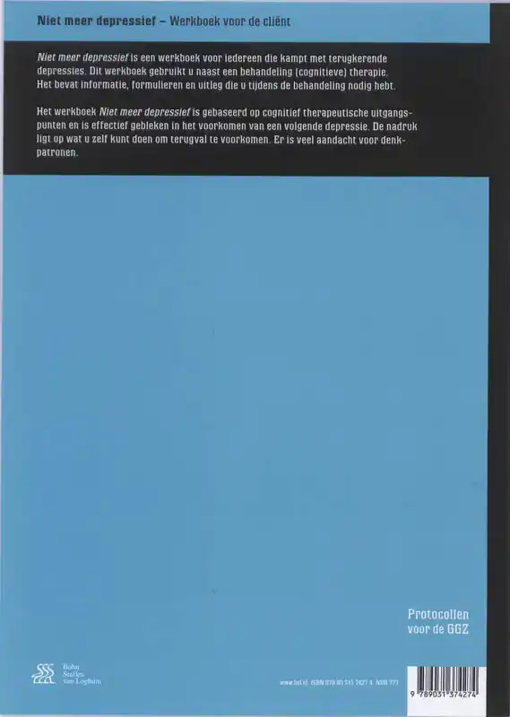 NIET MEER DEPRESSIEF