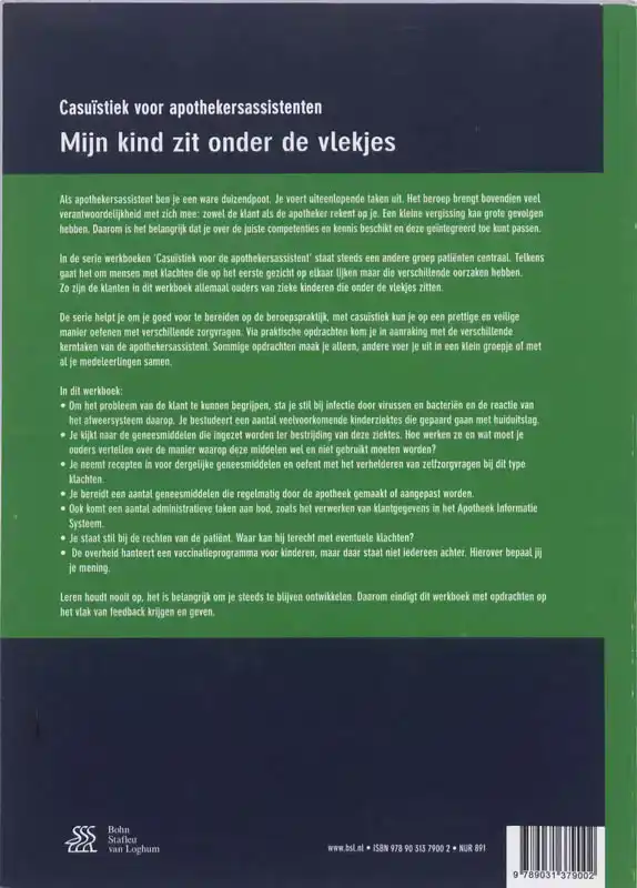 MIJN KIND ZIT ONDER DE VLEKJES