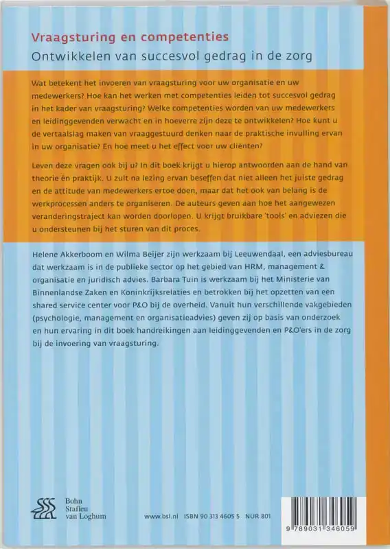 VRAAGSTURING EN COMPETENTIES