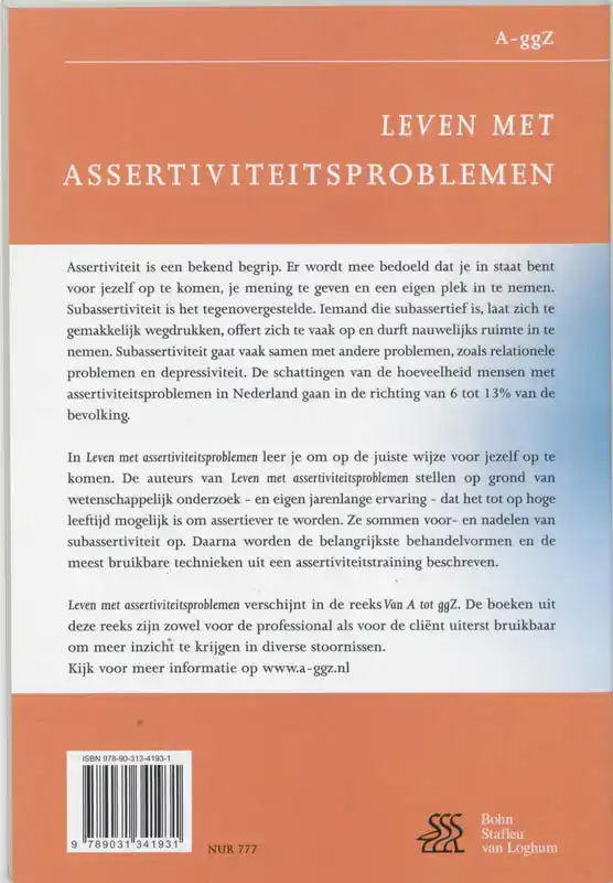 LEVEN MET ASSERTIVITEITSPROBLEMEN