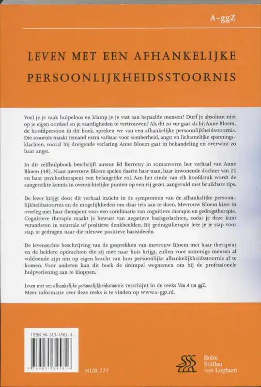 LEVEN MET EEN AFHANKELIJKE PERSOONLIJKHEIDSSTOORNIS