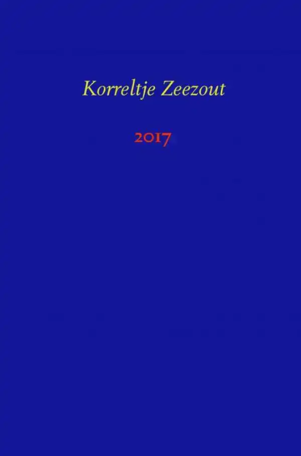 KORRELTJE ZEEZOUT 2017