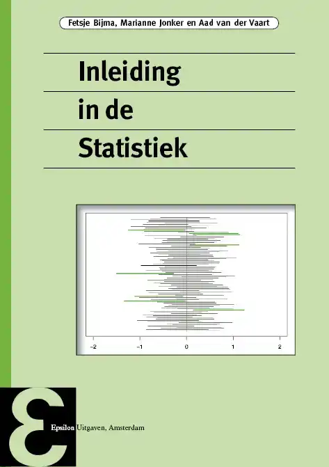 INLEIDING IN DE STATISTIEK