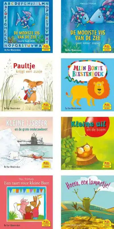 DE VIER WINDSTREKEN TOPPERS II, 8 X 8 EX.