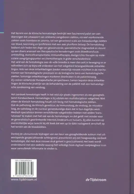 LEERBOEK HEMATOLOGIE